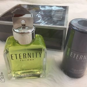 Bộ quà tặng nước hoa nam calvin klein eternity edt 100ml và lăn khử mùi 75g
