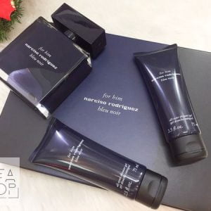 Bộ quà tặng nước hoa, sữa tắm narciso rodriguez bleu noir for him edt 100ml