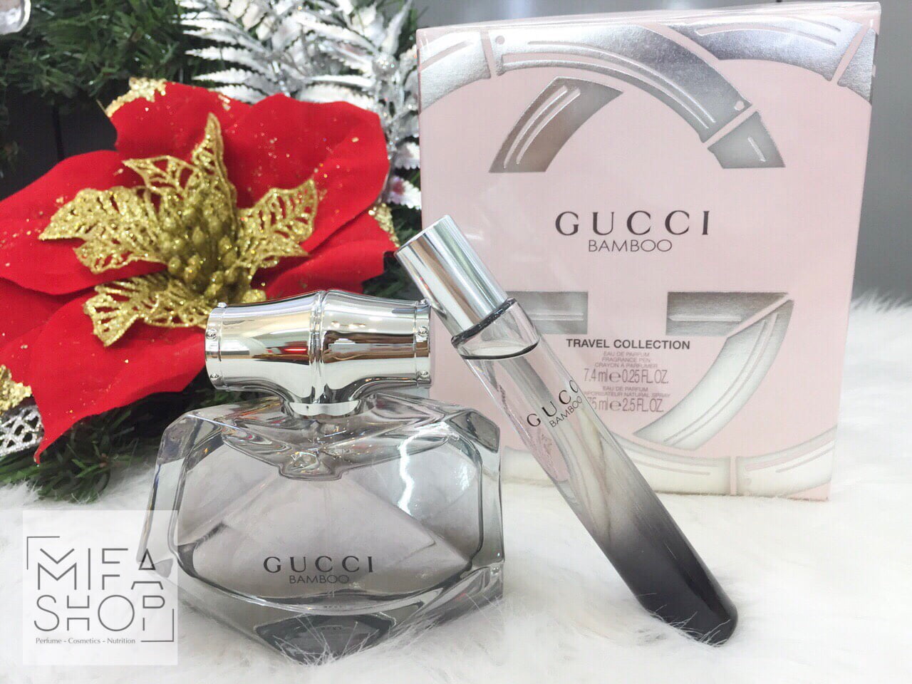 Bộ quà tặng nước hoa Gucci Bamboo Trave Collection Eau De Parfum