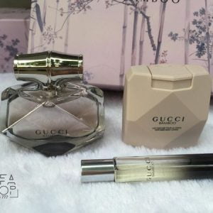 Bộ quà tặng nước hoa gucci bamboo edp 50ml, 7.4ml và dưỡng thể 50ml