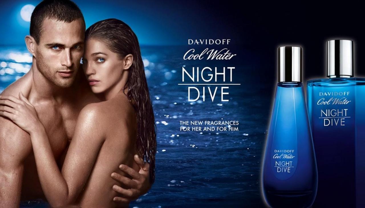 Nước hoa DAVIDOFF Cool Water Night Dive Woman EDT 50ml - Cảm giác mát lạnh