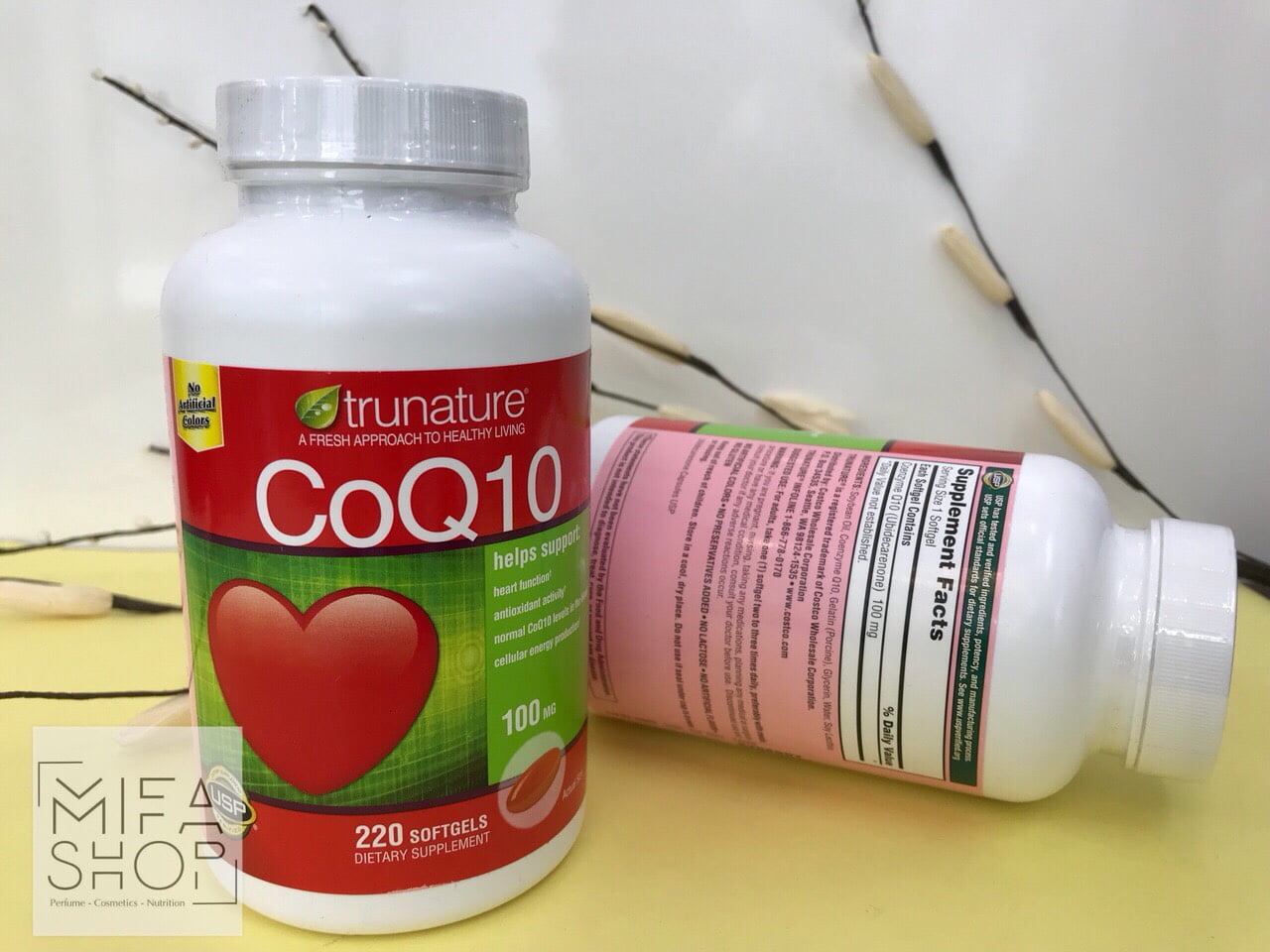 Thuốc bổ tim mạch Trunature CoQ10 100 mg 220 viên của Mỹ