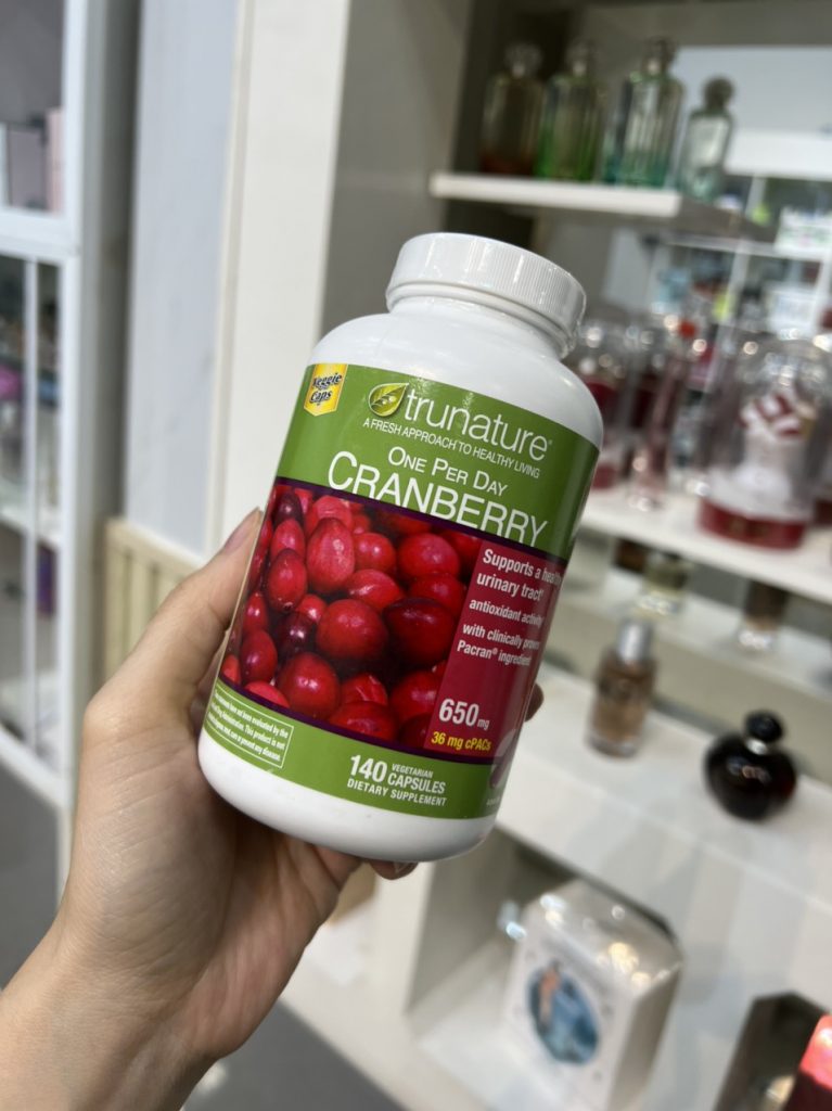 viên uống hỗ trợ giảm viêm đường tiết niêu cranberry