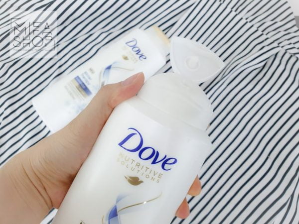 Bộ gội xả Dove Mỹ Nutritive Solution Winter Therapy 603ml tóc đẹp
