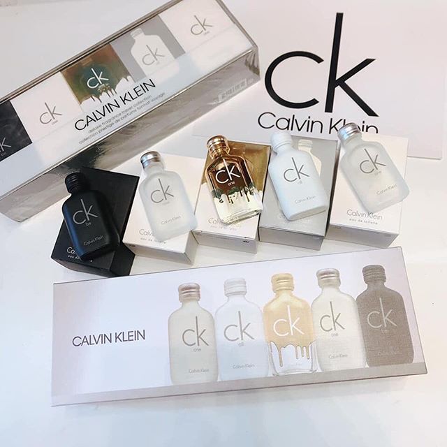 Bộ quà tặng set 5 chai nước hoa Calvin Klein mini 8ml chính hãng