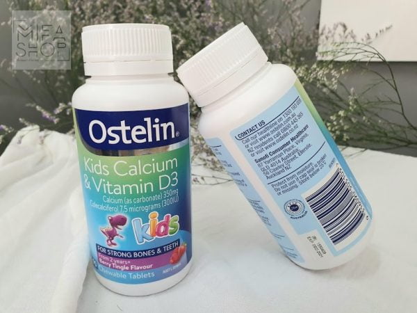 Canxi Và Vitamin D3 Ostelin Kids 90 Viên Của Úc
