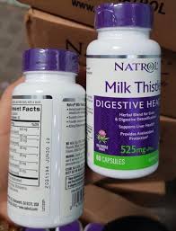 Viên uống thải độc gna Natrol Milk Thistle 525mg 60 viên chính hãng