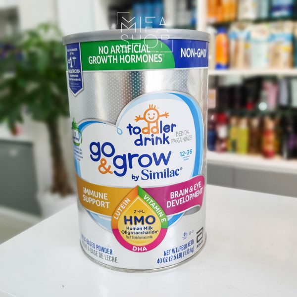 Sữa bột cho bé 12-36 tháng tuổi Similac Go&Grow Toddler Drink with 2’-FL HMO Non-GMO 1.13kg