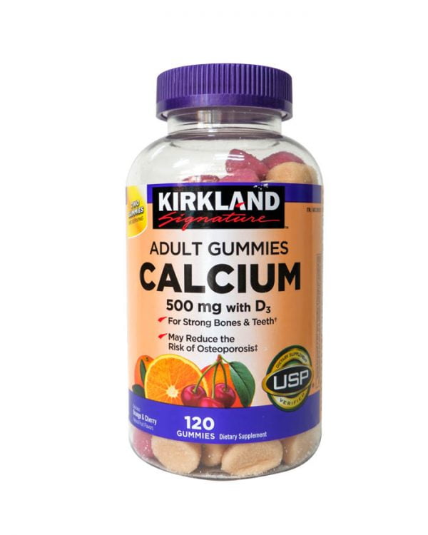 Kẹo Dẻo Kirkland Calcium 500mg with D3 02