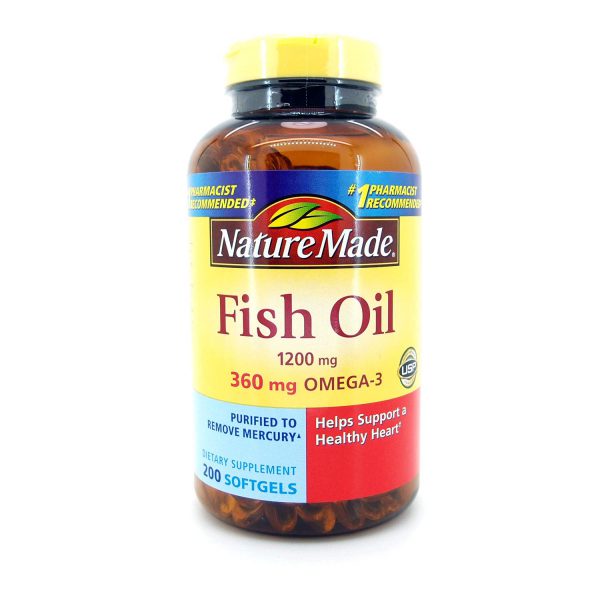 Dầu Cá Omega-3 Fish Oil Nature Made 1200mg
