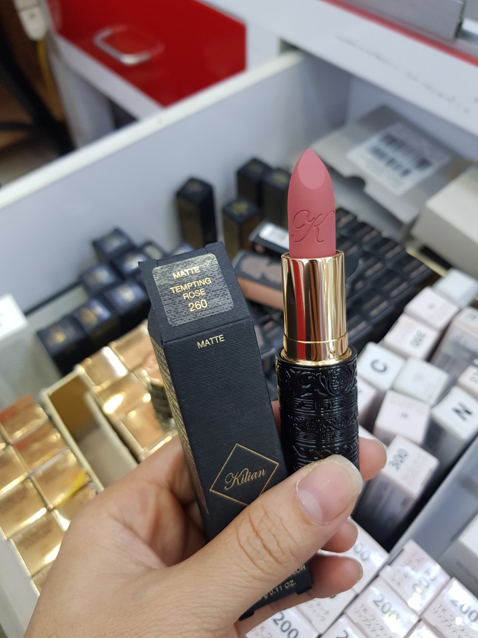 Son Kilian Le Rouge Parfume Matte Màu 260 Tempting Rose