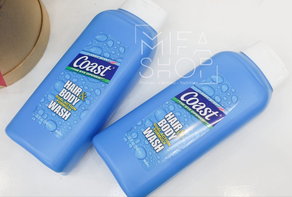 Sữa Tắm Gội Coast Hair & Body Wash