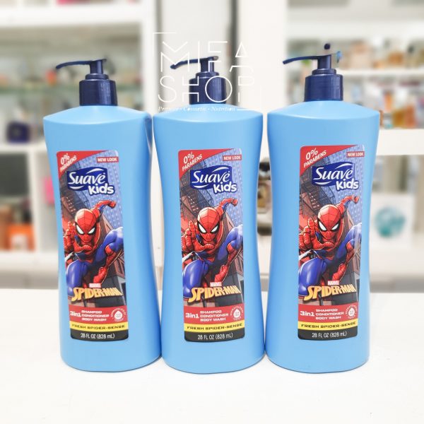 ữa tắm gội cho bé Suave Kids Spiderman