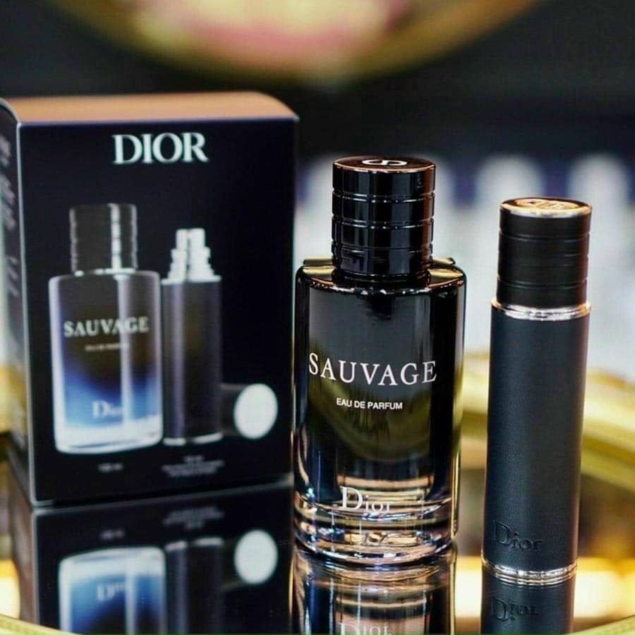 Bộ nước hoa Dior Sauvage Refill EDP bao gồm: Nước hoa Dior Sauvage edp 100ml Nước hoa Dior Sauvage Refill 