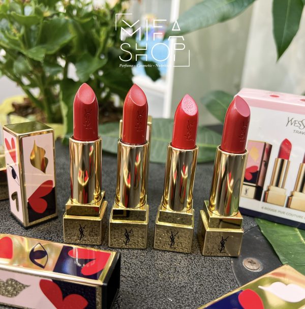 Set 4 Cay Son YSL Rouge Pur Couture Collectors 2
