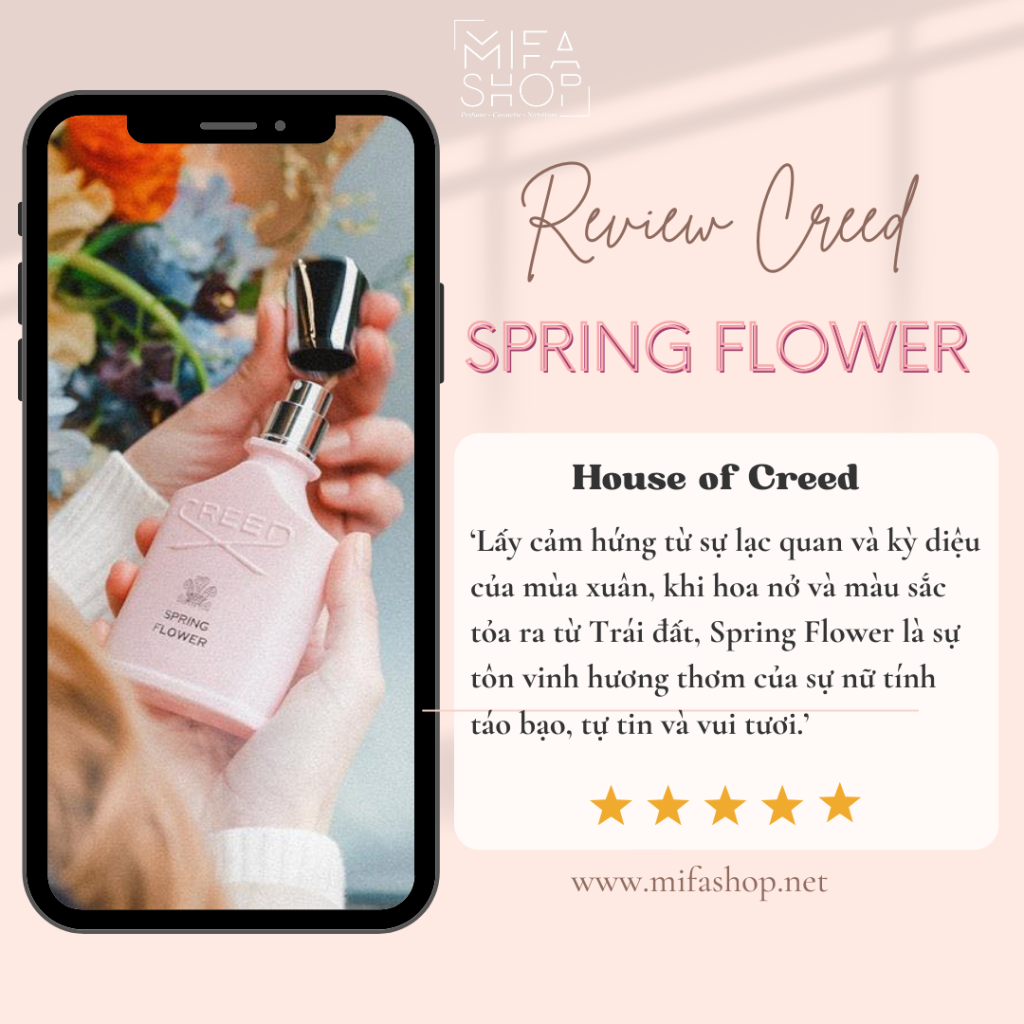 Review nước hoa Creed Spring Flower 2023 hương sắc vườn xuân thumbnail