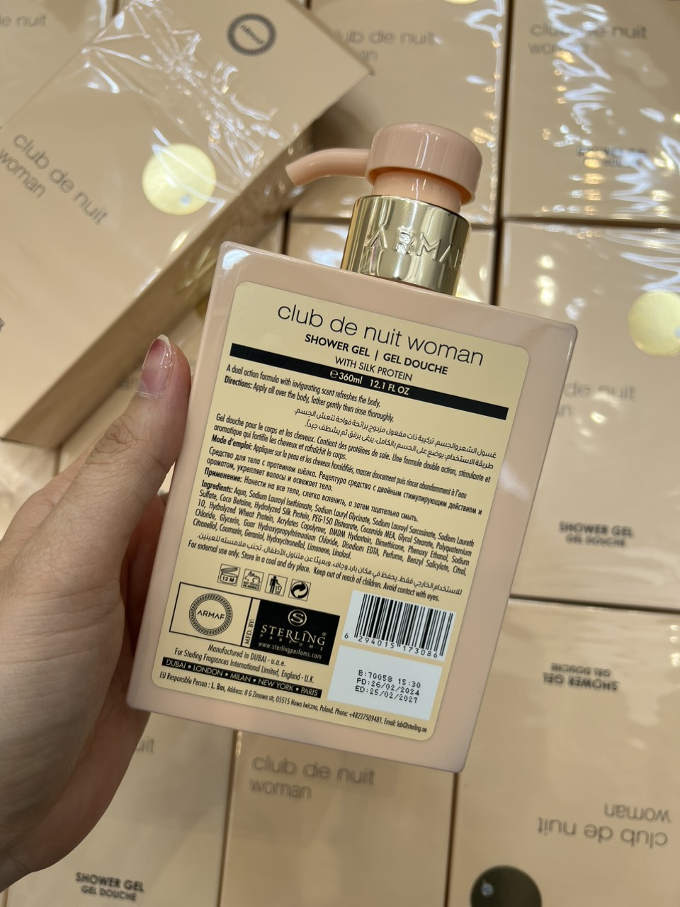 Sữa Tắm Armaf Club De Nuit Intense Woman Shower Gel 360ml - Ảnh 5