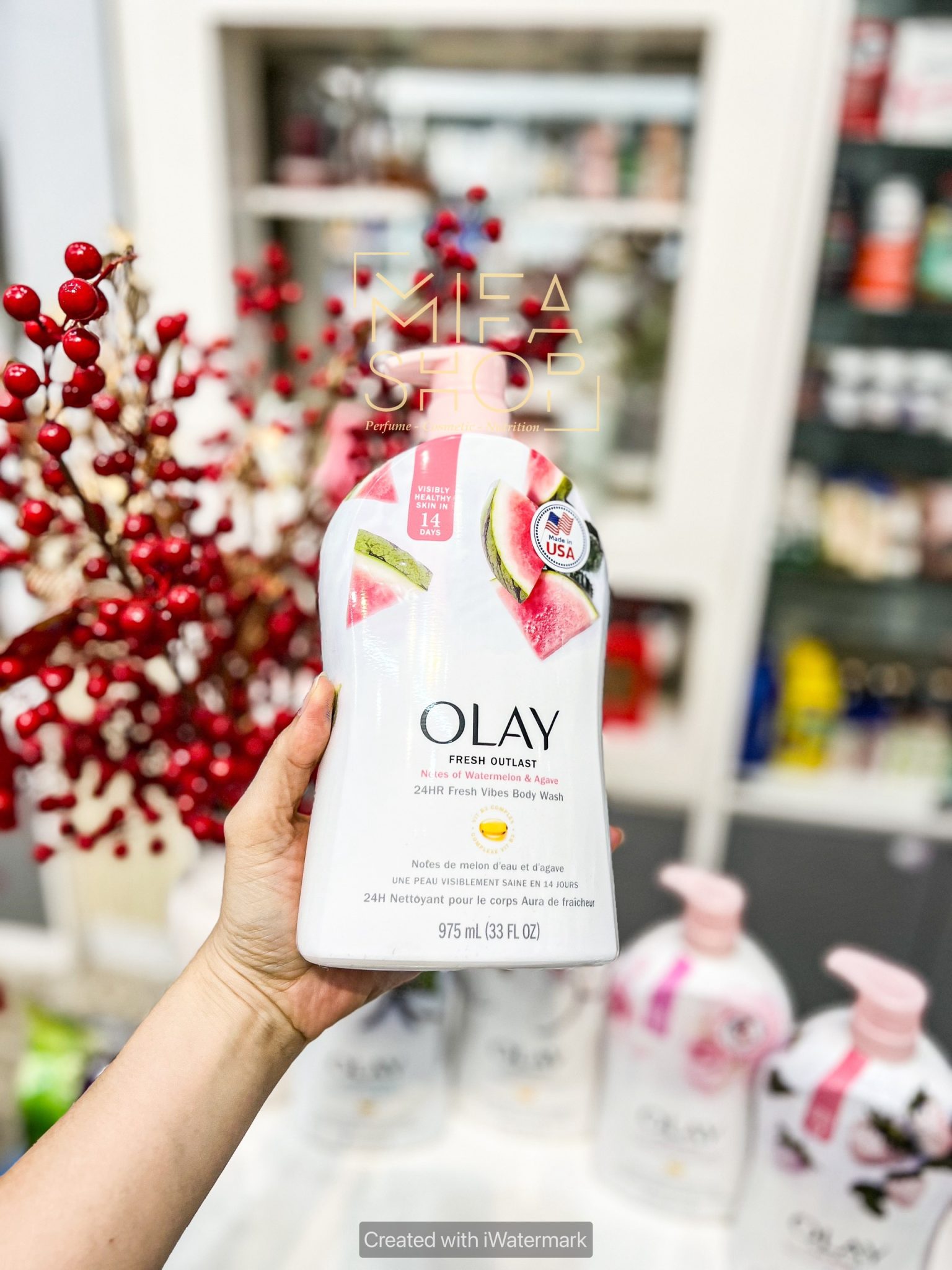 sữa tắm chống lão hoá olay Mỹ 975ml mẫu mới 2024 - Ảnh 2