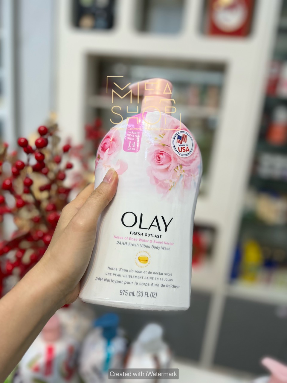 sữa tắm chống lão hoá olay Mỹ 975ml mẫu mới 2024 - Ảnh 3