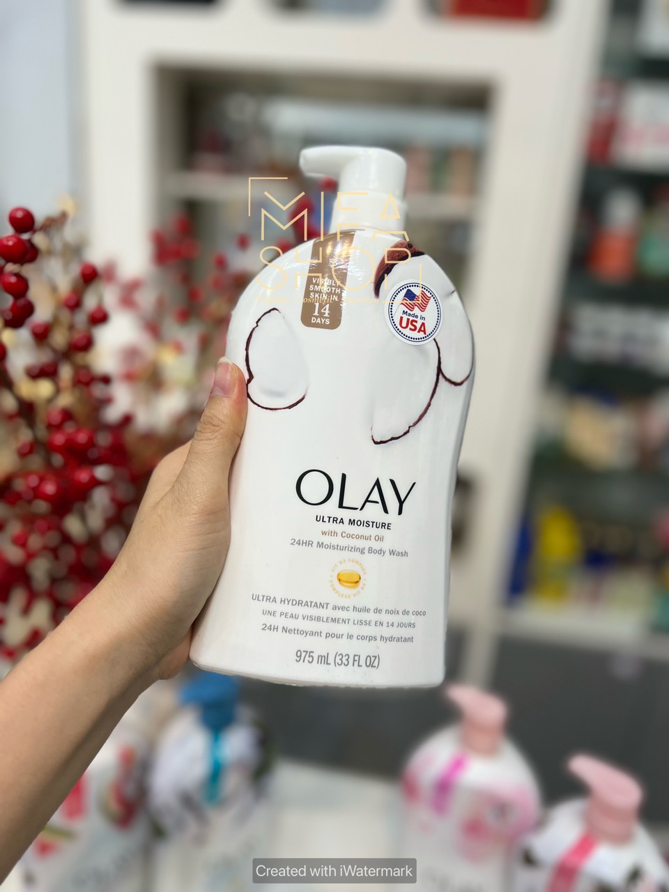 sữa tắm chống lão hoá olay Mỹ 975ml mẫu mới 2024 - Ảnh 4