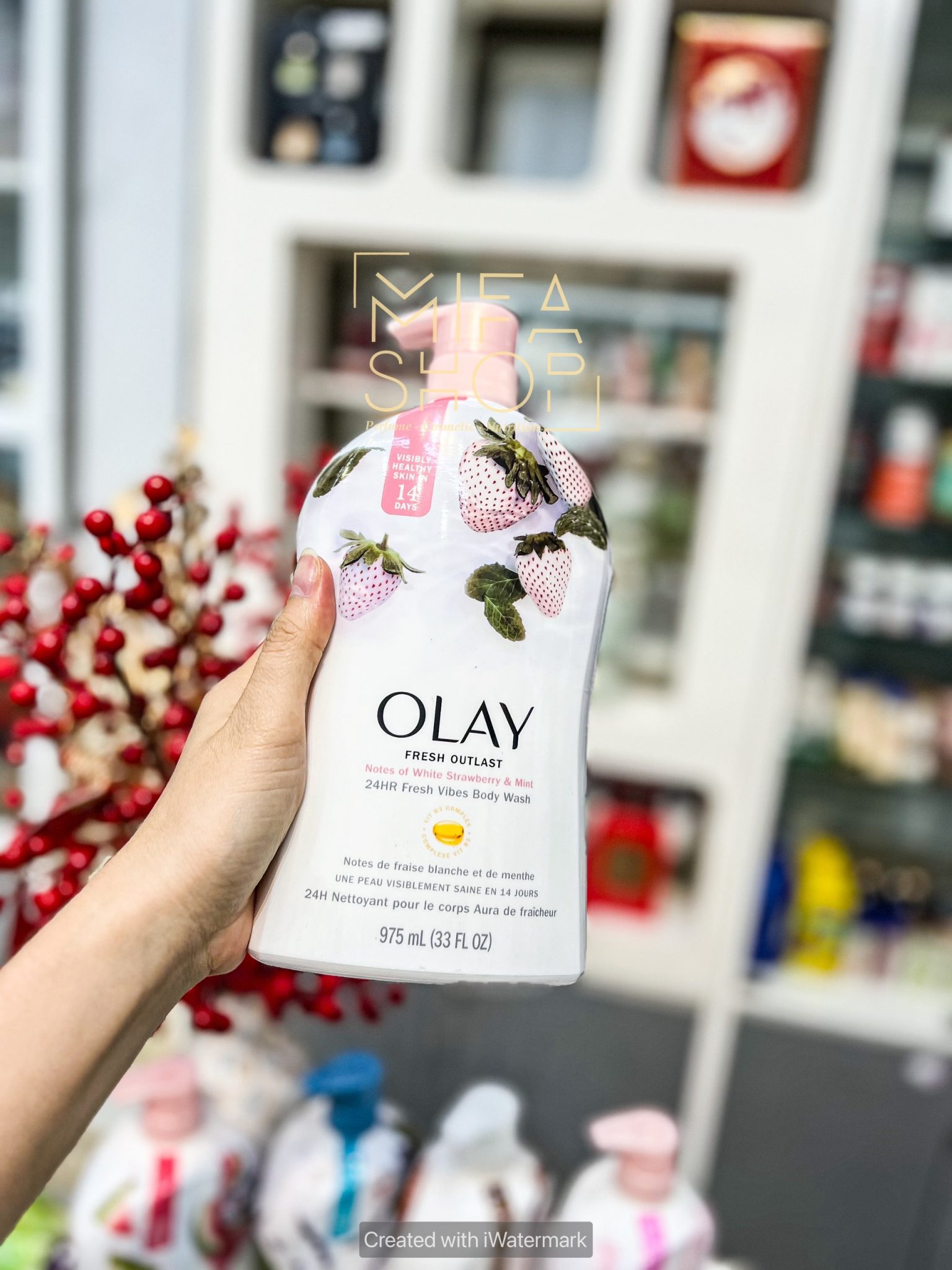sữa tắm chống lão hoá olay Mỹ 975ml mẫu mới 2024 - Ảnh 6