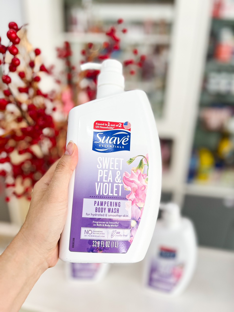 Sữa tắm Suave Sweet Pea và Violet 1000ml - Ảnh 2